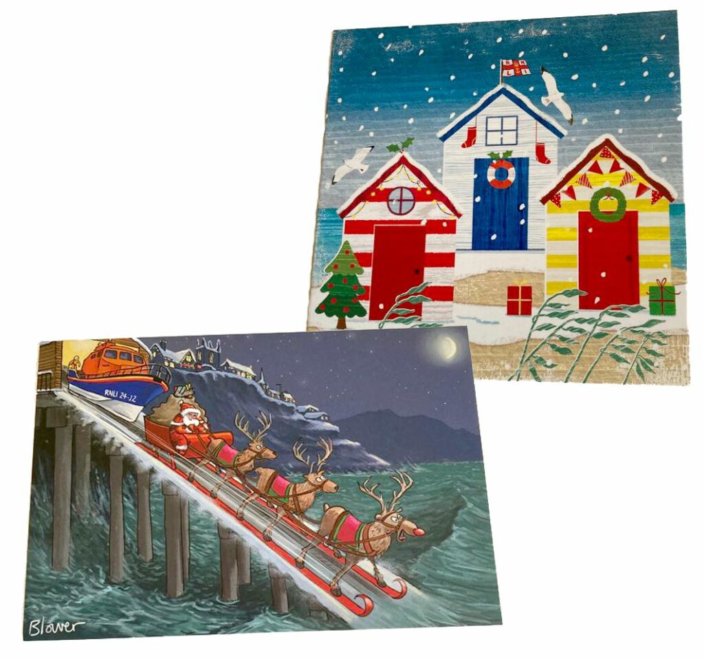 Ahoy! RNLI Christmas Cards Spotted RNLI Helvick & Dungarvan